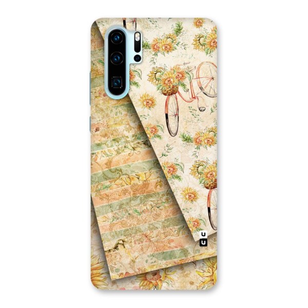 Floral Bicycle Back Case for Huawei P30 Pro