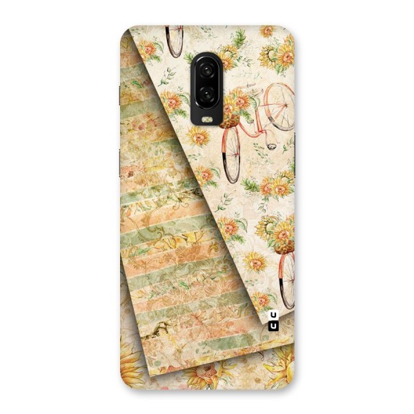 Floral Bicycle Back Case for OnePlus 6T