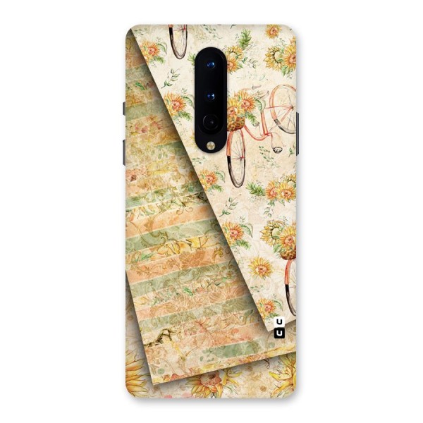 Floral Bicycle Back Case for OnePlus 8