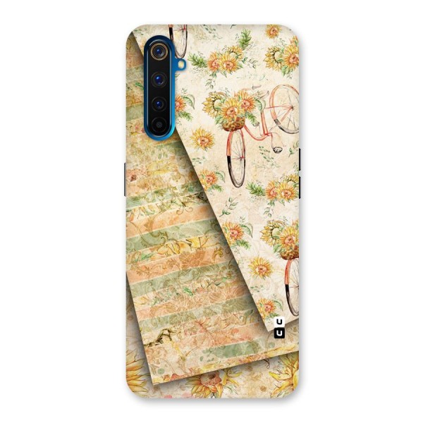 Floral Bicycle Back Case for Realme 6 Pro