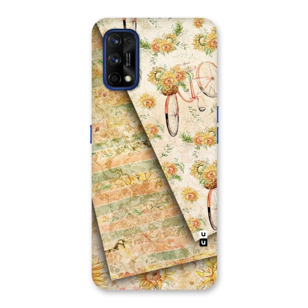 Floral Bicycle Back Case for Realme 7 Pro