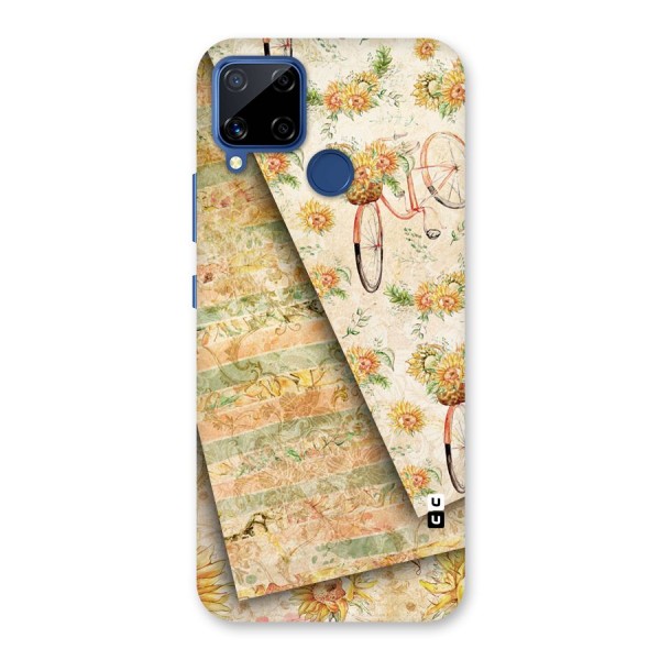 Floral Bicycle Back Case for Realme C12