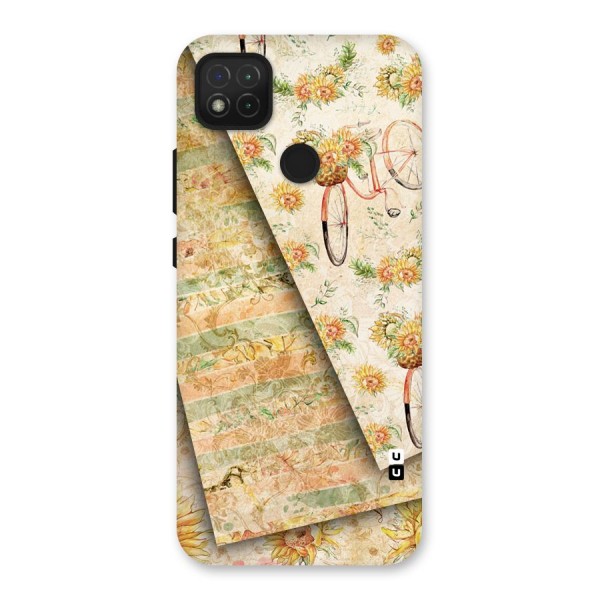 Floral Bicycle Back Case for Redmi 9C