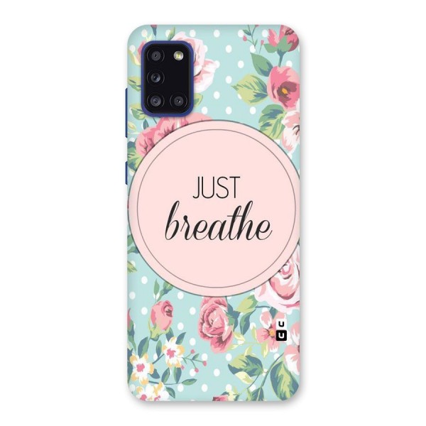 Floral Bloom Back Case for Galaxy A31