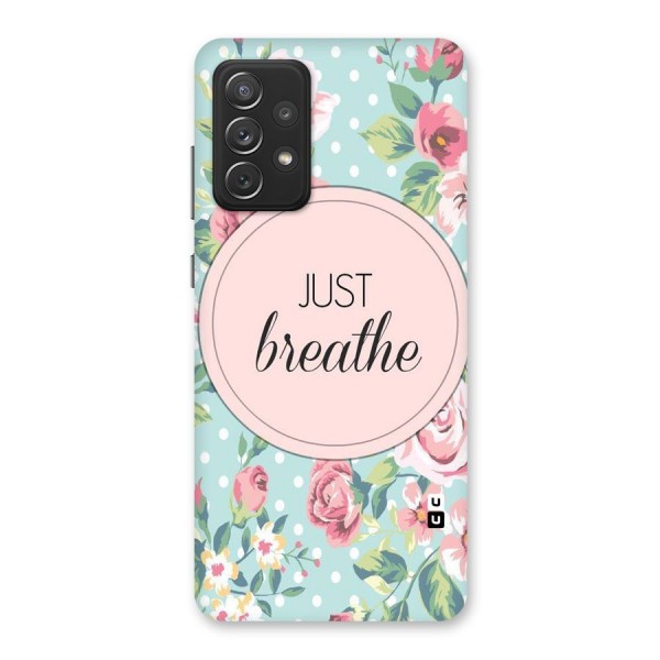 Floral Bloom Back Case for Galaxy A72