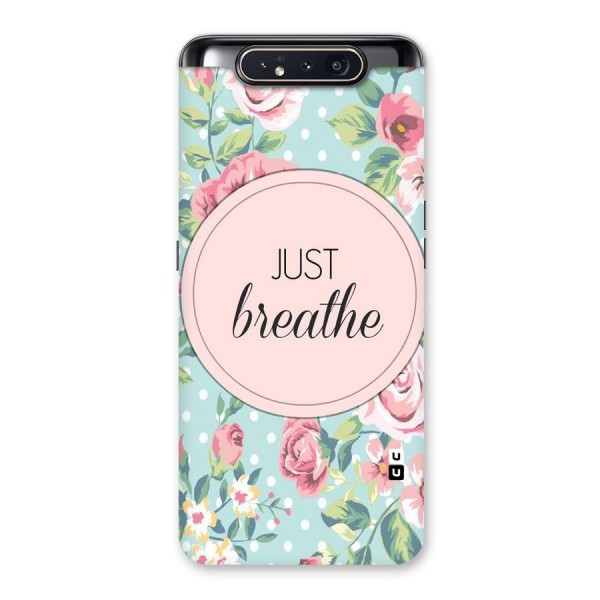 Floral Bloom Back Case for Galaxy A80