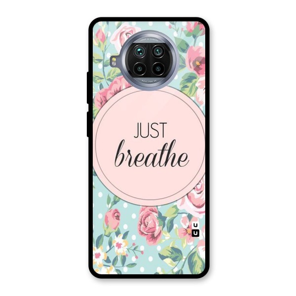 Floral Bloom Glass Back Case for Mi 10i