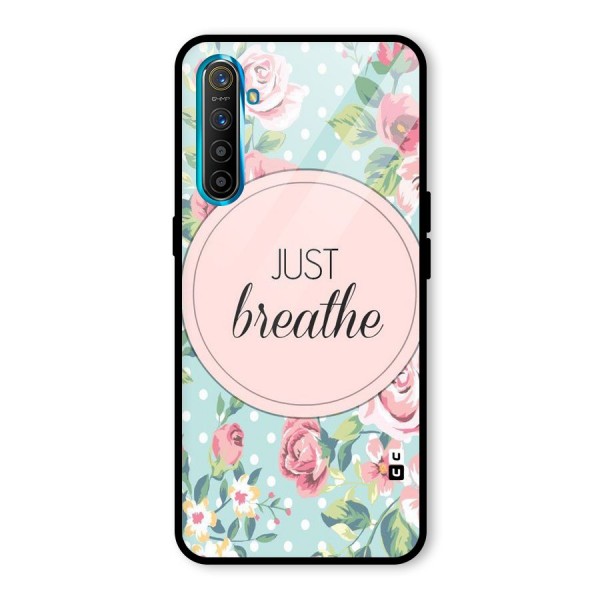 Floral Bloom Glass Back Case for Realme XT