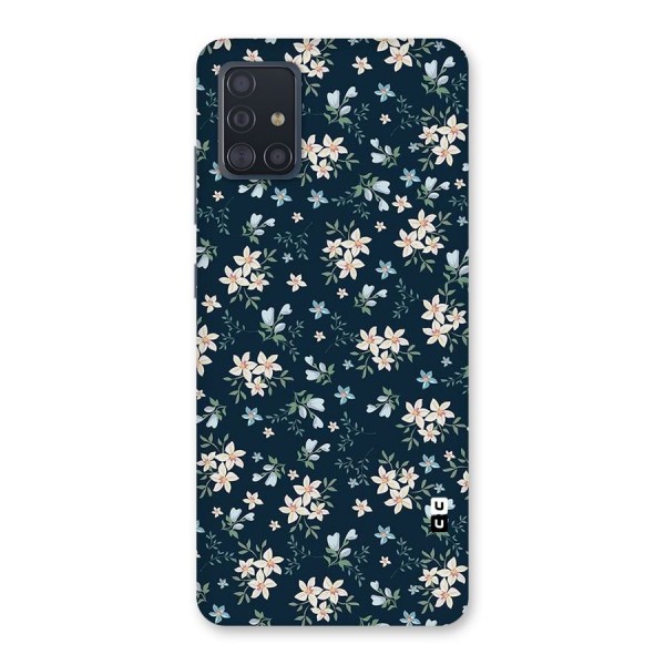 Floral Blue Bloom Back Case for Galaxy A51