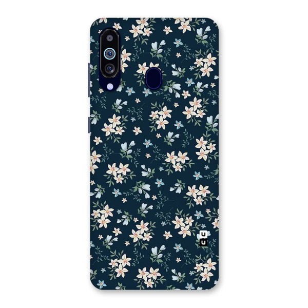 Floral Blue Bloom Back Case for Galaxy A60