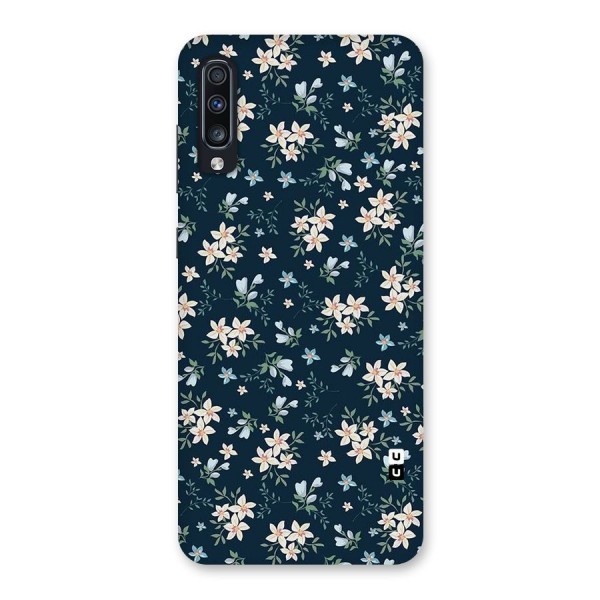 Floral Blue Bloom Back Case for Galaxy A70