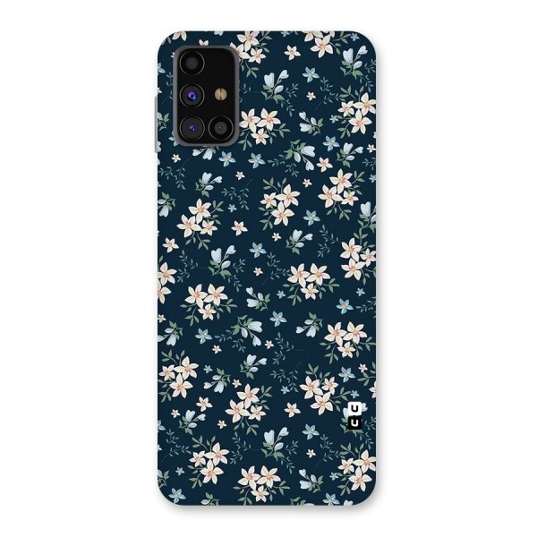 Floral Blue Bloom Back Case for Galaxy M31s