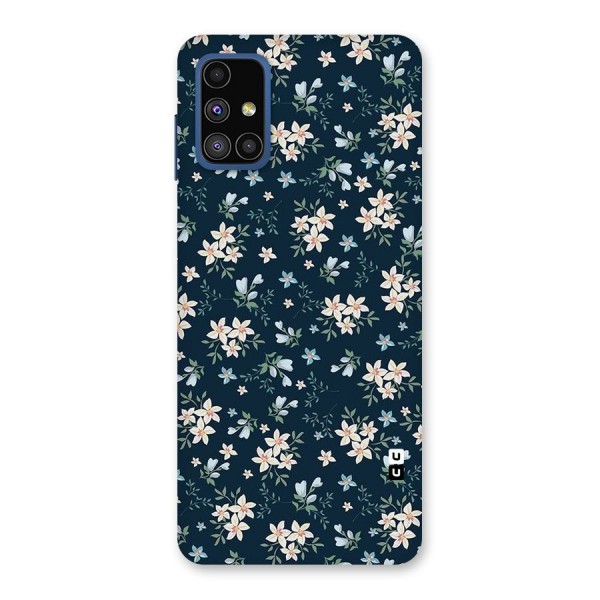 Floral Blue Bloom Back Case for Galaxy M51