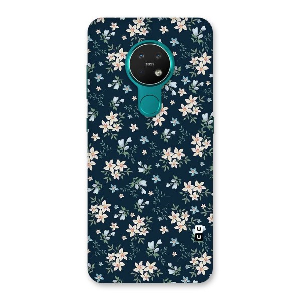 Floral Blue Bloom Back Case for Nokia 7.2