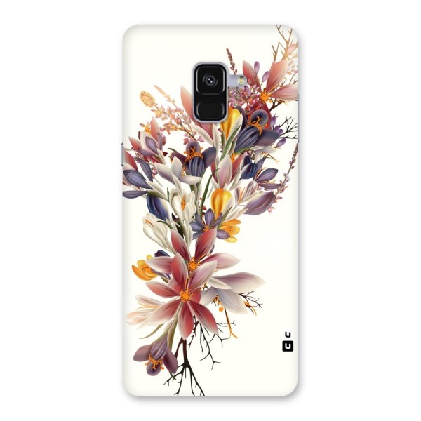 Floral Bouquet Back Case for Galaxy A8 Plus