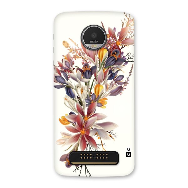 Floral Bouquet Back Case for Moto Z Play