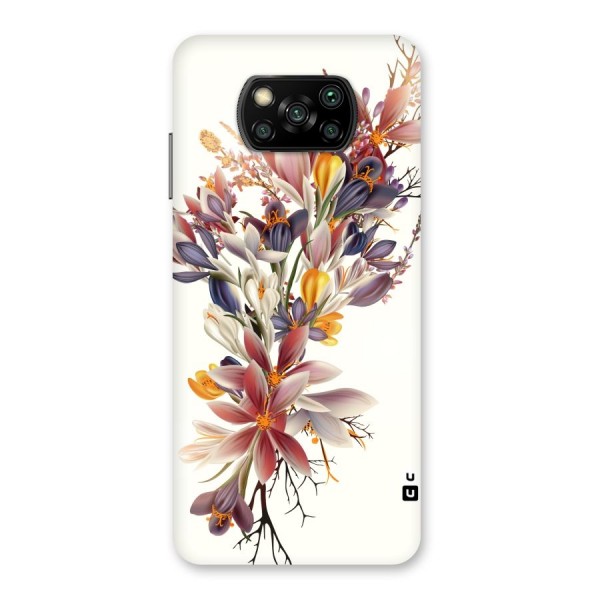 Floral Bouquet Back Case for Poco X3