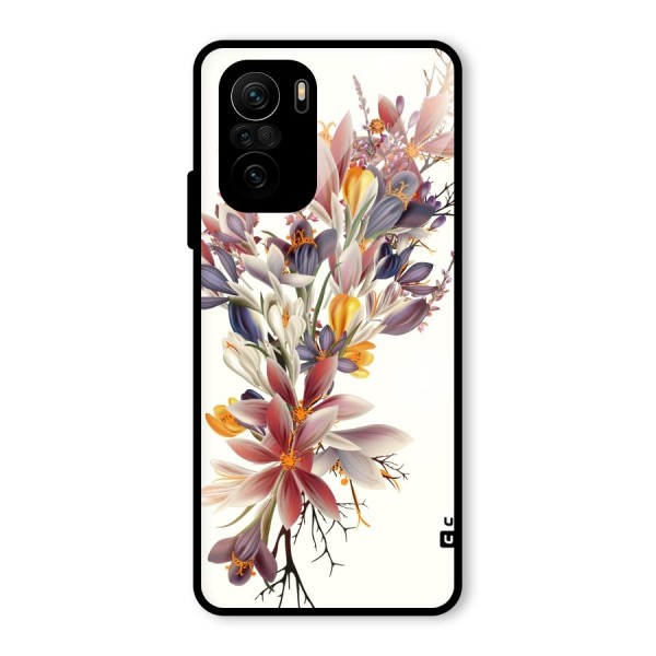 Floral Bouquet Glass Back Case for Mi 11x