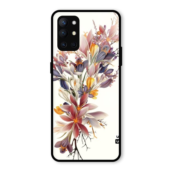 Floral Bouquet Glass Back Case for OnePlus 9R