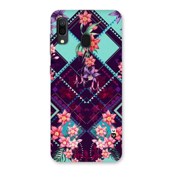 Floral Diamonds Back Case for Galaxy A20