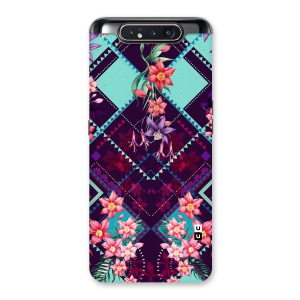 Floral Diamonds Back Case for Galaxy A80