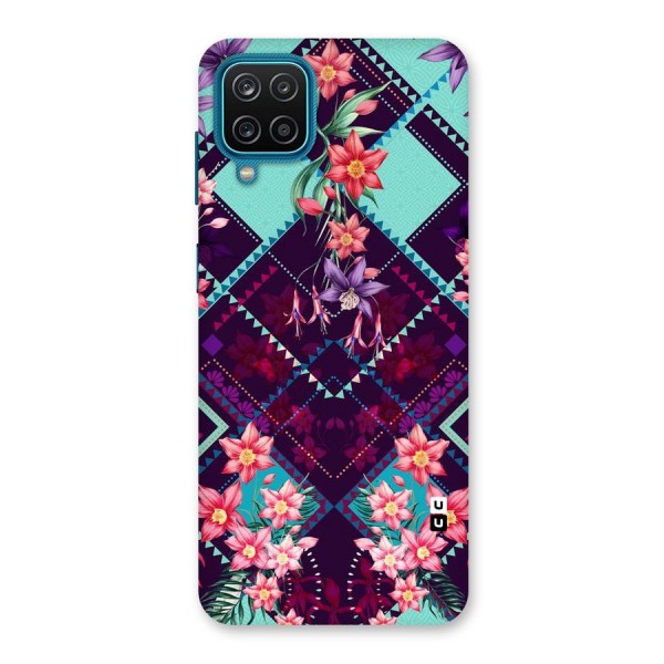 Floral Diamonds Back Case for Galaxy F12