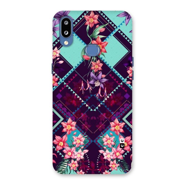 Floral Diamonds Back Case for Galaxy M01s