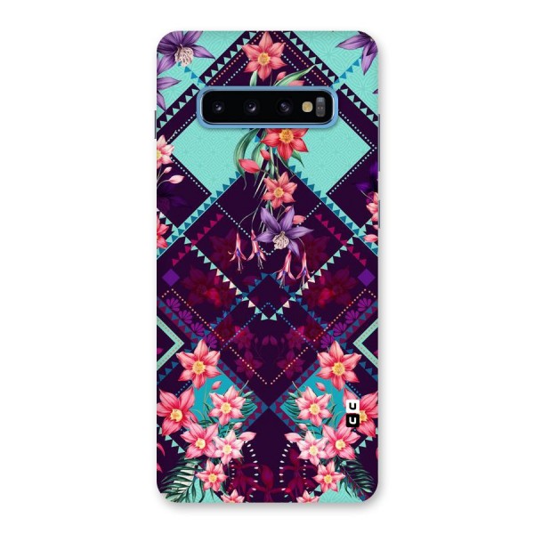 Floral Diamonds Back Case for Galaxy S10 Plus