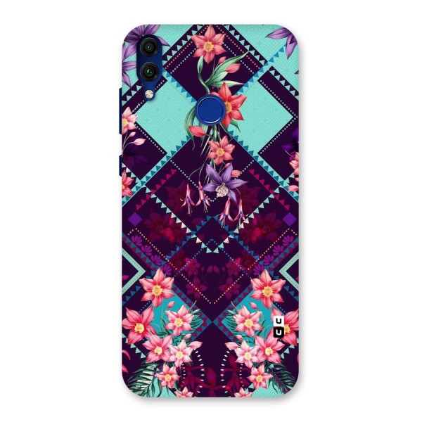 Floral Diamonds Back Case for Honor 8C