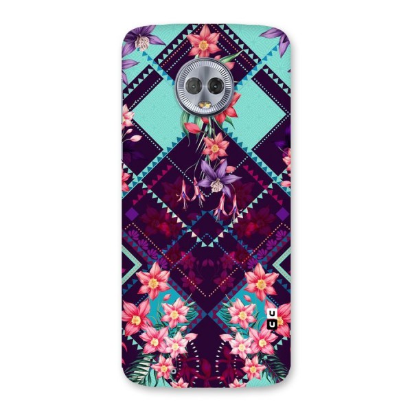 Floral Diamonds Back Case for Moto G6