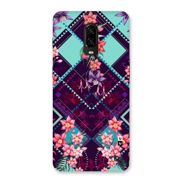 Floral Diamonds Back Case for OnePlus 6T