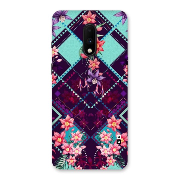 Floral Diamonds Back Case for OnePlus 7