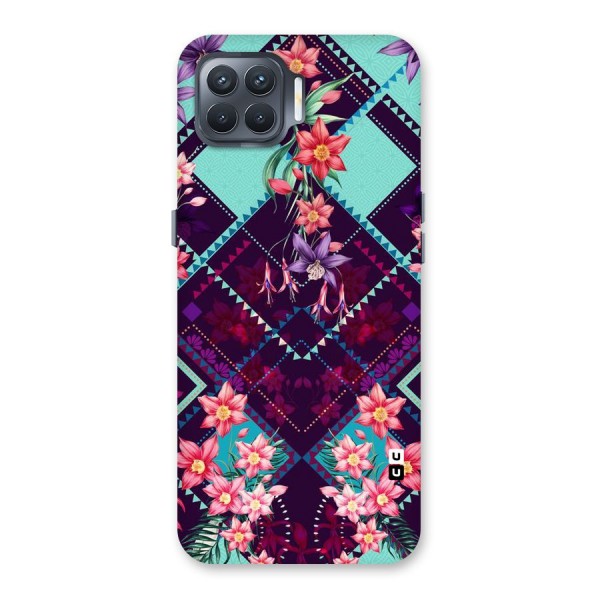 Floral Diamonds Back Case for Oppo F17 Pro