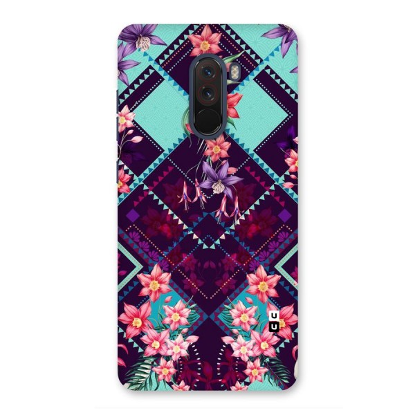 Floral Diamonds Back Case for Poco F1