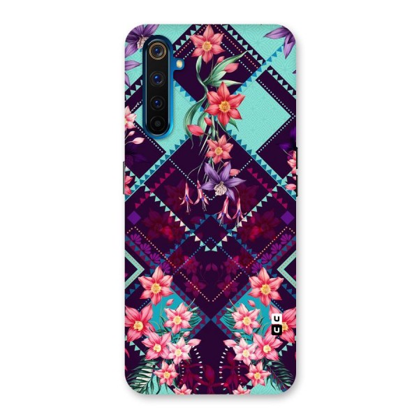 Floral Diamonds Back Case for Realme 6 Pro