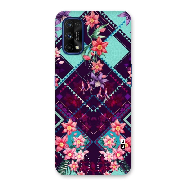 Floral Diamonds Back Case for Realme 7 Pro