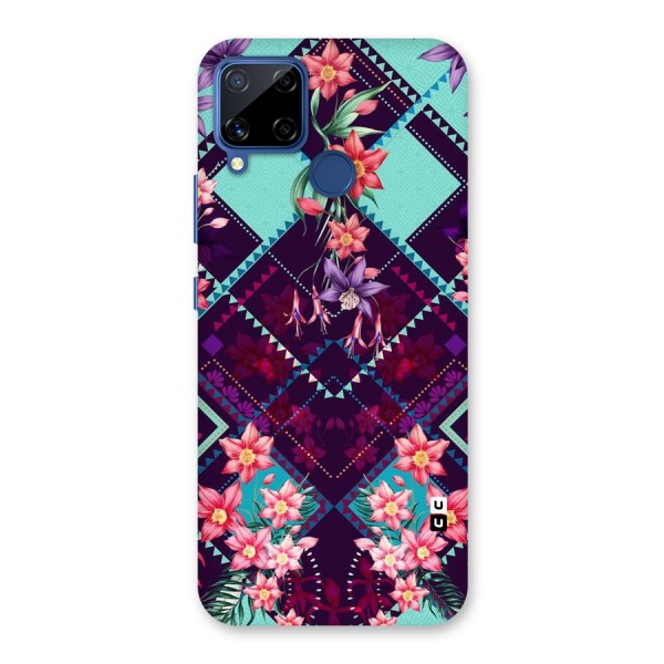 Floral Diamonds Back Case for Realme C12