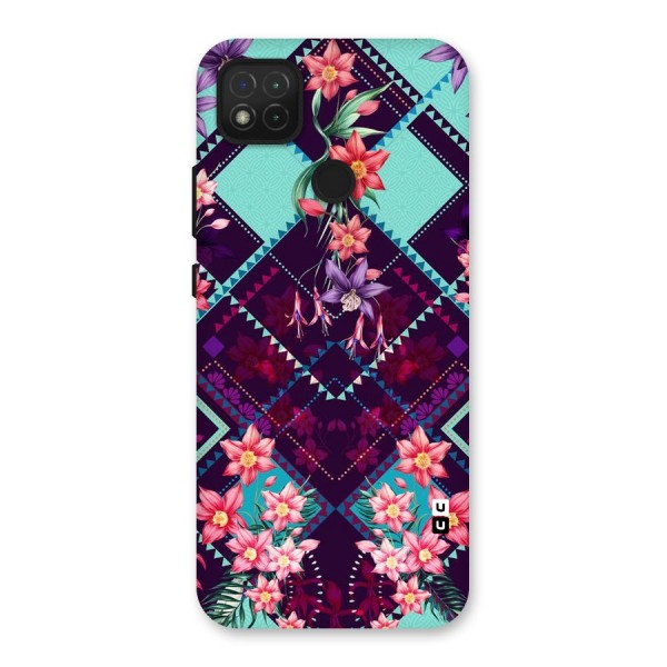 Floral Diamonds Back Case for Redmi 9C