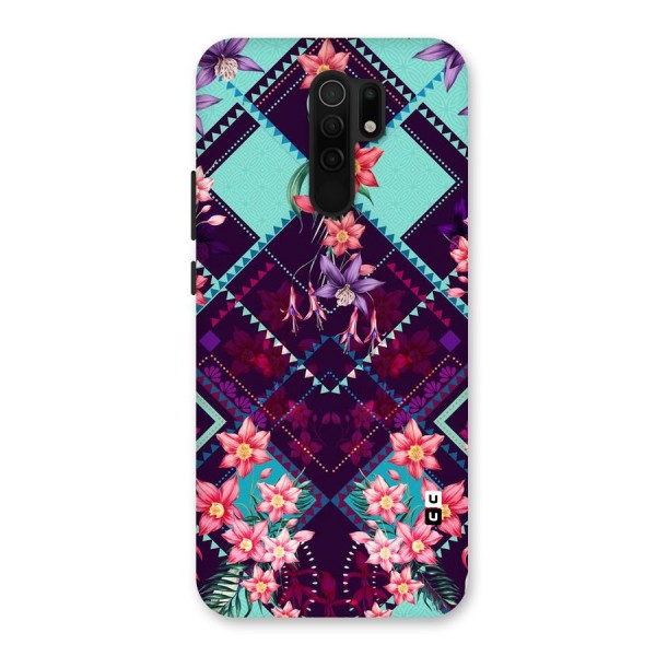 Floral Diamonds Back Case for Redmi 9 Prime