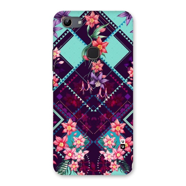 Floral Diamonds Back Case for Vivo Y81