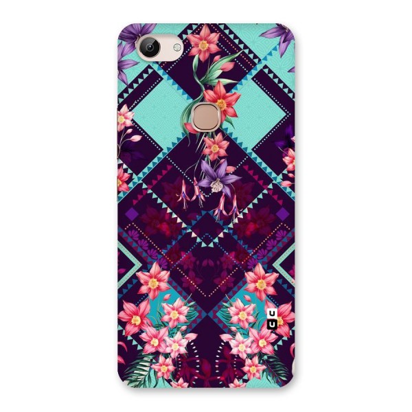 Floral Diamonds Back Case for Vivo Y83