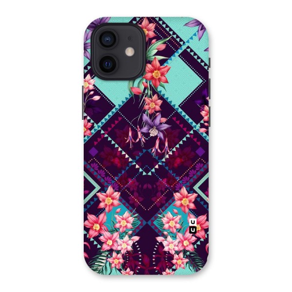 Floral Diamonds Back Case for iPhone 12