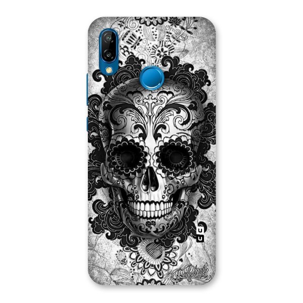 Floral Ghost Back Case for Huawei P20 Lite