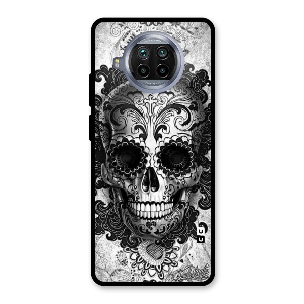 Floral Ghost Glass Back Case for Mi 10i