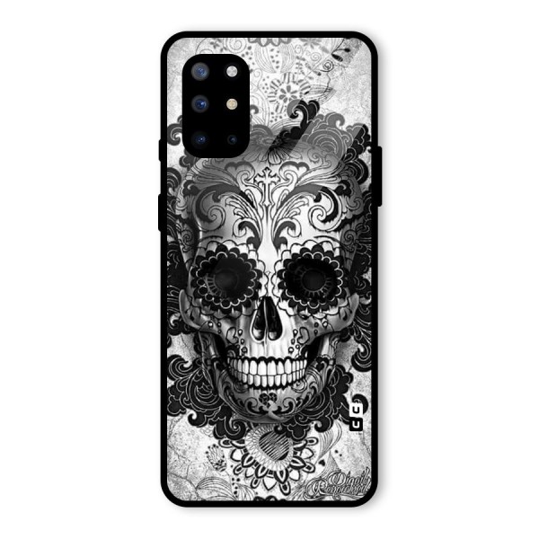 Floral Ghost Glass Back Case for OnePlus 8T