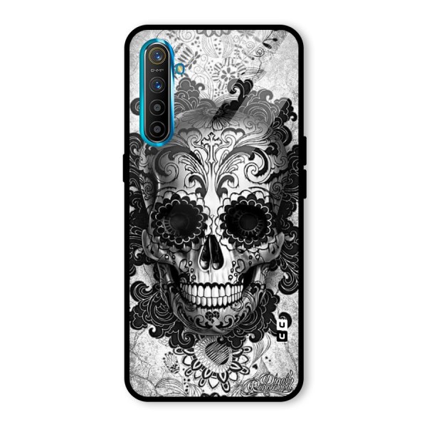 Floral Ghost Glass Back Case for Realme XT