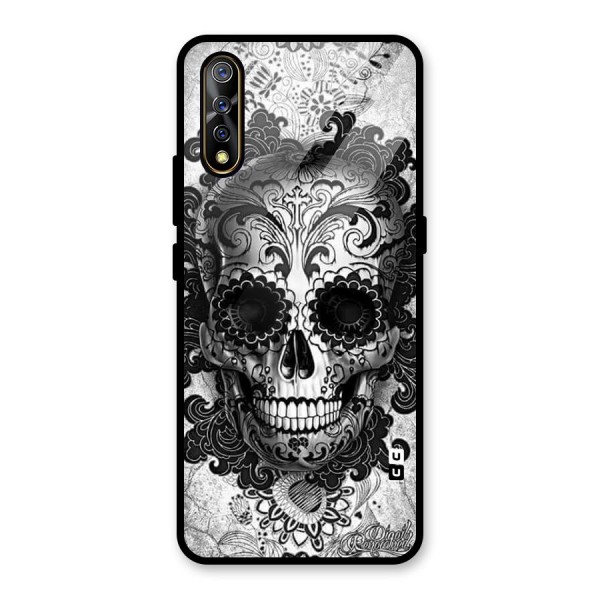 Floral Ghost Glass Back Case for Vivo S1