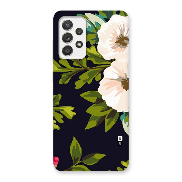 Floral Leaves Back Case for Galaxy A52