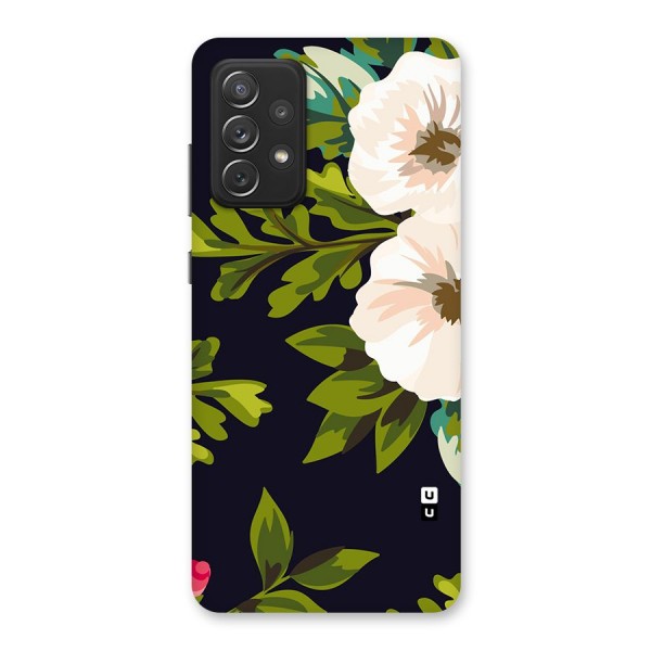 Floral Leaves Back Case for Galaxy A72