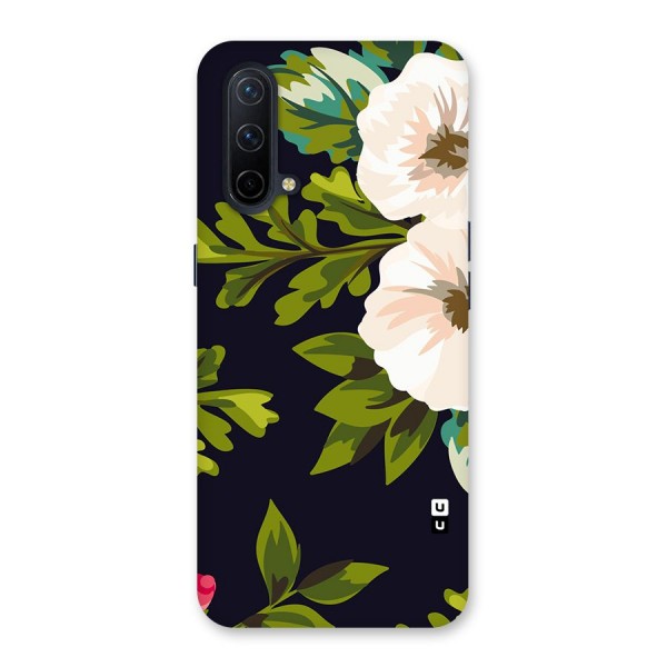 Floral Leaves Back Case for OnePlus Nord CE 5G